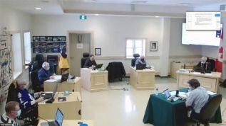 North Frontenac Council meets in chambers.